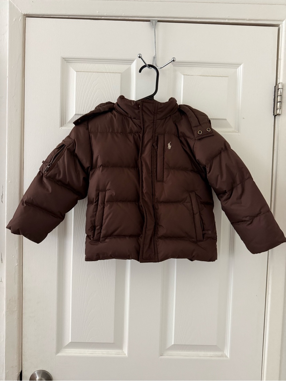 Polo by Ralph Lauren Kids Chocolate Brown Puffer Jacket